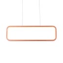 Ver imagem 1 de Lustre Pendente Quality Recto 1319 Led Bivolt Cobre