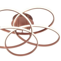 Plafon Quality Flowers 1341 Led Bivolt Cobre - 2