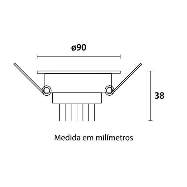 Spot Embutir LED Redondo 6W Blumenau - 3