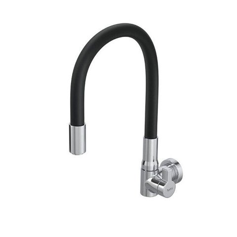 Torneira Hydra HydraMotion Flexível de Parede Preta
