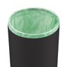 Lixeira 8 Litros com Tampa Esconde Saco de Lixo Lavabo Casa:Preto - 4
