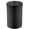 Lixeira 8 Litros com Tampa Esconde Saco de Lixo Lavabo Casa:Preto - 1