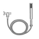 Ver imagem 1 de Ducha Manual com Desviador Docol 934206 C30 de Parede Cromada