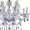 Ver imagem 3 de Lustre Pendente Taschibra Glam 12 Transparente E14 Bivolt