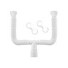 Sifão Duplo Sanfonado Extensível Docol 1231826 72cm Branco Universal - 1