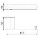 Ver imagem 3 de PAPELEIRA DOCOL FLAT 00960806 CR