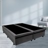 Cama Box Baú King 193x203x40cm Suede Cinza Com Pistão A Gás - 2