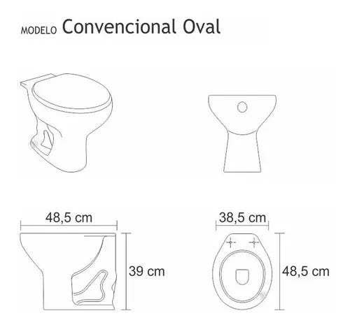 ASS SANITÁRIO POLIÉSTER UNIVERSAL/OVAL PRETO FOSCO FECHAMENTO SUAVE - 3
