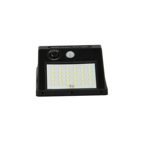 Kit 2 Arandela Led Solar de Parede com Sensor 6W Branco Frio