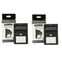 Ver imagem 2 de Kit 2 Arandela Led Solar de Parede com Sensor 6W Branco Frio