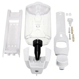 Dispenser Sabonete Líquido Alcool Gel Shampoo Sabao Parede Banheiro Reservatorio Restaurante Hotel - 5