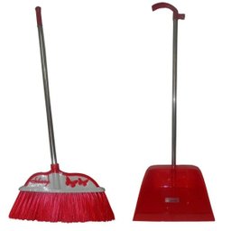 Kit Vassoura Pa Limpeza Casa Pisos Higienizaçao Limpa Chao Desmontavel - 1