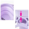 banheira Massageador Para Pés pedicure Portátil bacia dobravel spa relaxamento massagem banho - 4