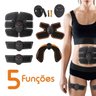 Tonificador Muscular 5 Em 1 Abdominal Estimulo Eletrico Abdomen Pernas Bumbum - 1