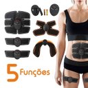 Ver imagem 1 de Tonificador Muscular 5 Em 1 Abdominal Estimulo Eletrico Abdomen Pernas Bumbum