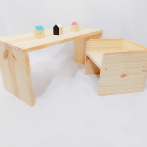 Mesa Criativa Infantil - Rustic