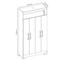 Ver imagem 5 de Armário Multiuso Nt 4040 - Branco / Rosa - Notável