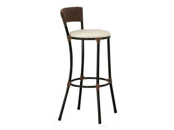 Banqueta Alta  Forts Fibra Sintética Para Lanchonete, Cozinha, Bar, Edícula, Balcão, Restaurante, Ár - 1