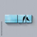 Ver imagem 1 de Birds - Quadros ou Placas Modulars com 3 Peças