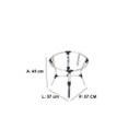 Ver imagem 2 de Kit 4 Cadeiras com Mesa Centro Garden Fibra Sintética Preto