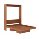 Ver imagem 7 de Cama De Casal Multifuncional Articulável Com 2 Prateleiras: Amêndoa