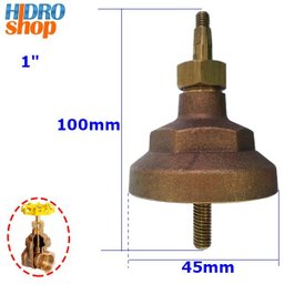 Castelo para Registro Deca Bruto 1502b 1" - 4307632 - 2 Castelo para Registro Deca Bruto 1502b 1" - 4307632 - 2