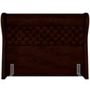 Ver imagem 4 de Kit Cabeceira Cama Box Casal 195cm Madrid com Puff Recamier Santorini Couríssimo Marrom