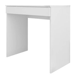 Escrivaninha Alexandra Mesa para Computador 1 Gaveta Branco - Bela Móveis - 1
