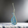 Escultura Barco Decorativo Madeira Azul 15x11cm Florarte - 2