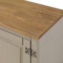 Ver imagem 5 de Rack de Madeira Maciça com 2 Portas Cinza Lavado