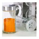 Ver imagem 4 de Porta Temperos Giratório 12 Peças Inox 22,5x16x16cm
