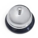 Ver imagem 6 de Kit 2 Campainha Sino de Mesa 8,5x6cm Inox Prateado Metal