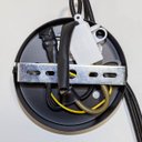 Ver mais imagens de Pendente Abaporu Metal Bronze e 6 Cúpulas de Vidro Âmbar para G9 St1864