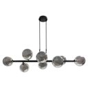 Ver imagem 6 de Pendente Abaporu Preto 110cm 8xg9 200w - Hl004b - Bella