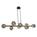 Ver imagem 3 de Pendente Abaporu Preto 110cm 8xg9 200w - Hl004b - Bella