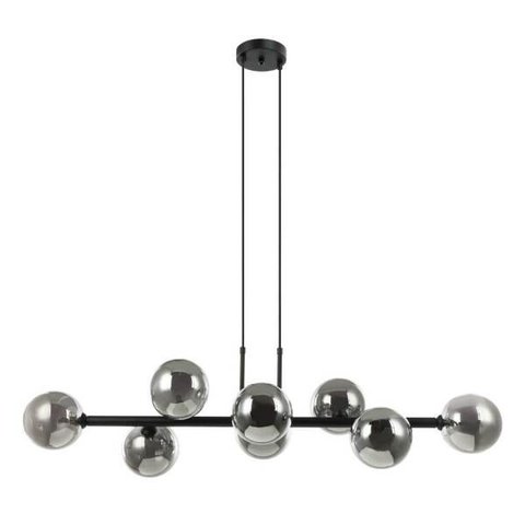 Pendente Abaporu Preto 110cm 8xg9 200w - Hl004b - Bella