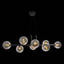 Ver imagem 4 de Pendente Abaporu Preto 110cm 8xg9 200w - Hl004b - Bella