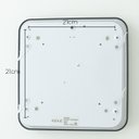 Ver imagem 7 de Plafon em Metal e Acrílico Black 28x28cm LED 12W 3000K St1940