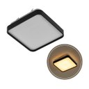 Ver imagem 1 de Plafon em Metal e Acrílico Black 28x28cm LED 12W 3000K St1940