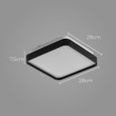 Ver imagem 2 de Plafon em Metal e Acrílico Black 28x28cm LED 12W 3000K St1940