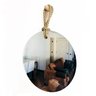 Espelho Decorativo Hole Alça Sisal Natural 50 cm Redondo - 4