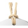 Espelho Decorativo Hole Alça Sisal Natural 50 cm Redondo - 3
