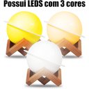 Ver imagem 4 de Umidificador de Ar Ambiente Ultrassônico Luminária 3d Planeta Saturno Difusor Aromatizador