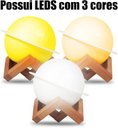 Ver imagem 4 de Umidificador de Ar Ambiente Ultrassônico Luminária 3d Planeta Saturno Difusor Aromatizador