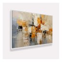 Ver imagem 2 de Quadro Abstrato Arte Moderna Tons Neutros e Quente 153x103