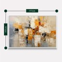 Ver imagem 3 de Quadro Abstrato Arte Moderna Tons Neutros e Quente 153x103