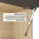 Ver imagem 5 de Armário Aéreo Maleiro Mônaco 97cm 1 Porta MDF-MDP Basculante Luciane Móveis
