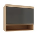 Ver imagem 1 de Armário Aéreo Maleiro Mônaco 97cm 1 Porta MDF-MDP Basculante Luciane Móveis