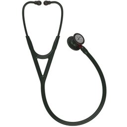 Estetoscopio 3m Littmann Cardiology Iv 6200 Preto com Preto Mate e Conector Vermelho - 2