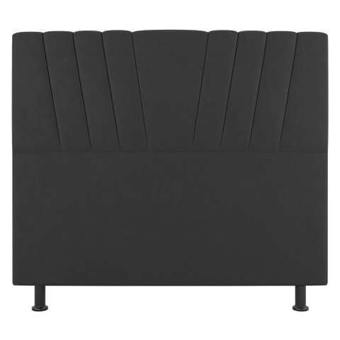 Cabeceira Cama Box Casal King Size Dublin 195cm Linho Cinza - Abmaza